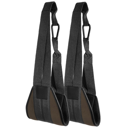 Neoprene-Padded Suspension Straps for Pull-Up Bar Workouts