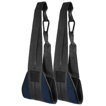 Neoprene-Padded Suspension Straps for Pull-Up Bar Workouts