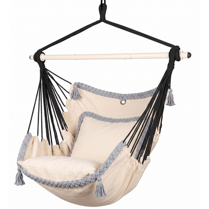 Cushioned Hanging Swing Chair for Garden and Patio Use