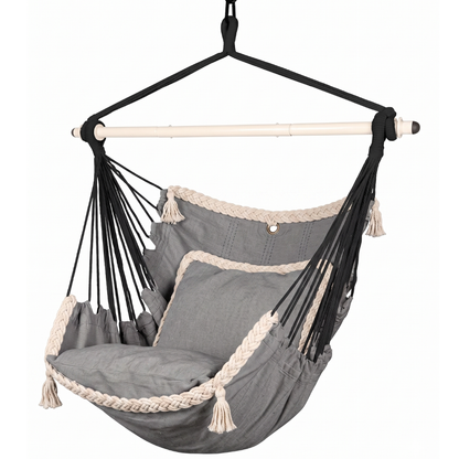 Cushioned Hanging Swing Chair for Garden and Patio Use