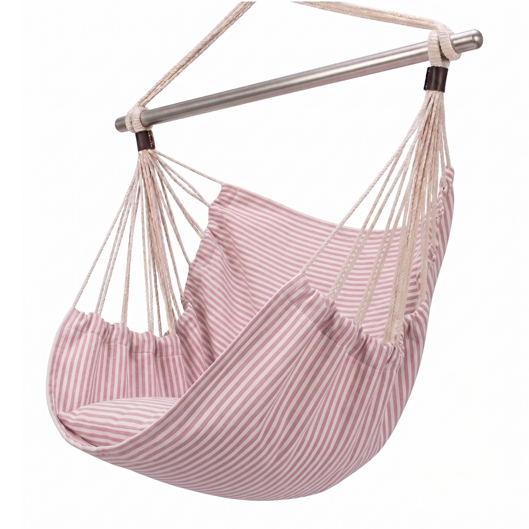 Steel Bar Hammock Chair Swing - Supports Up to 500 lb