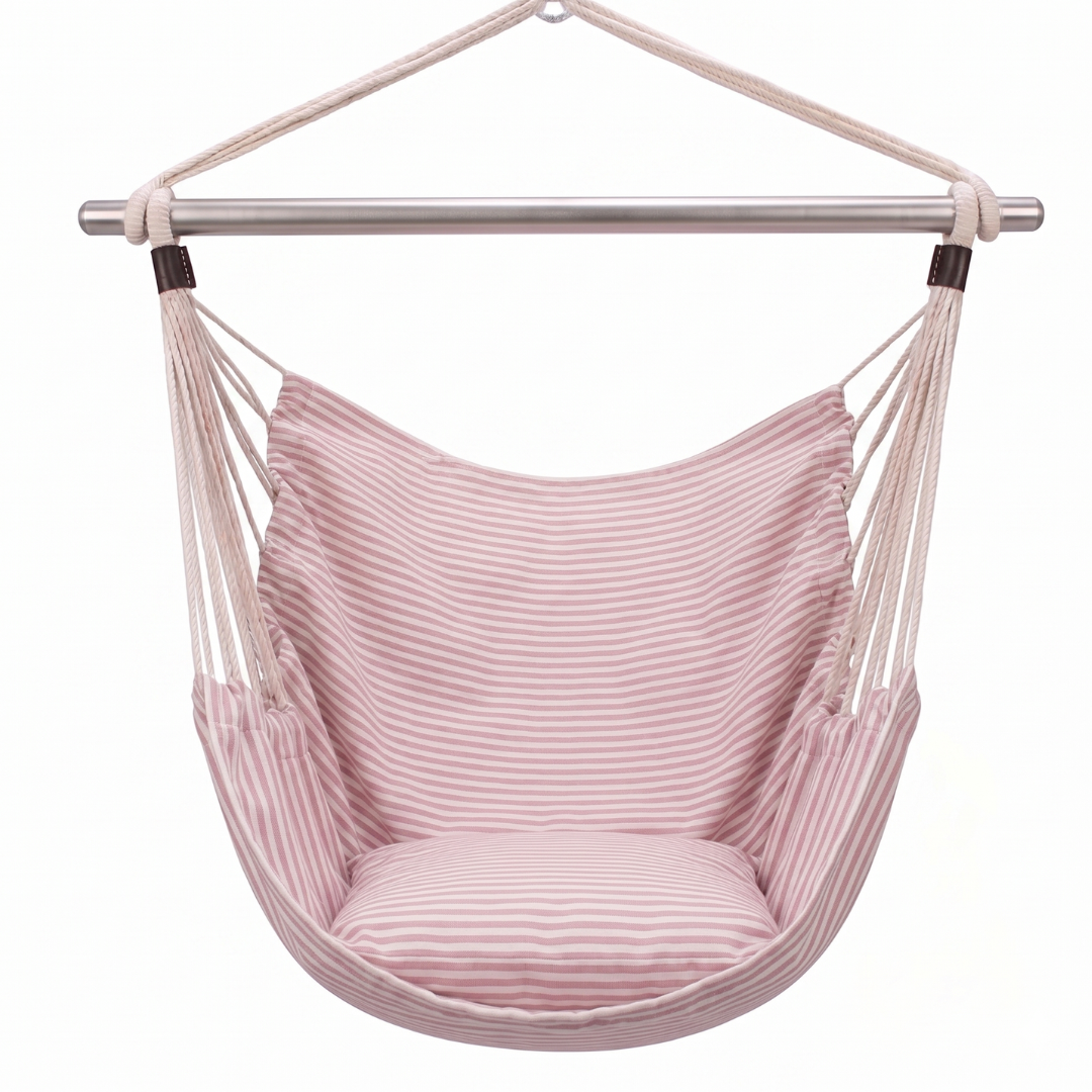 Steel Bar Hammock Chair Swing - Supports Up to 500 lb