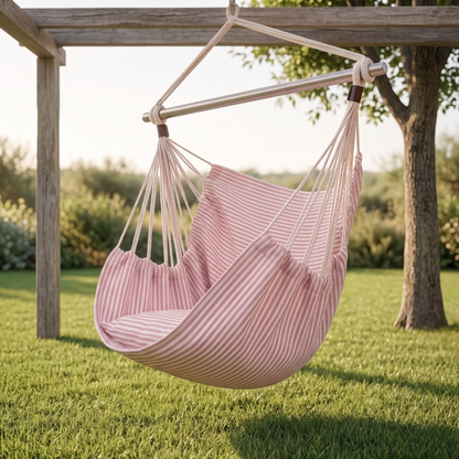 Steel Bar Hammock Chair Swing - Supports Up to 500 lb