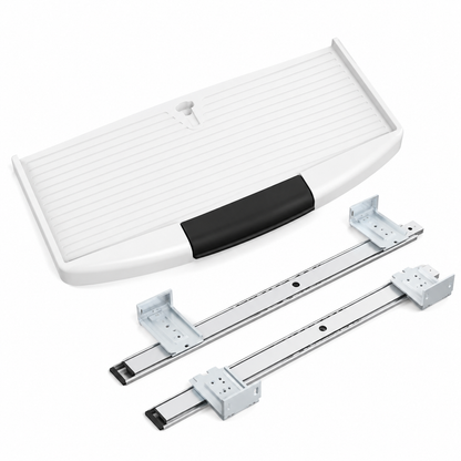 Pull-Out Keyboard Drawer for Under-Desk Installation