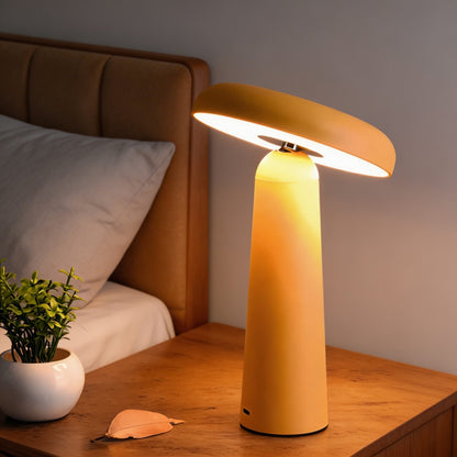 Rechargeable Table Lamp in Mushroom Design