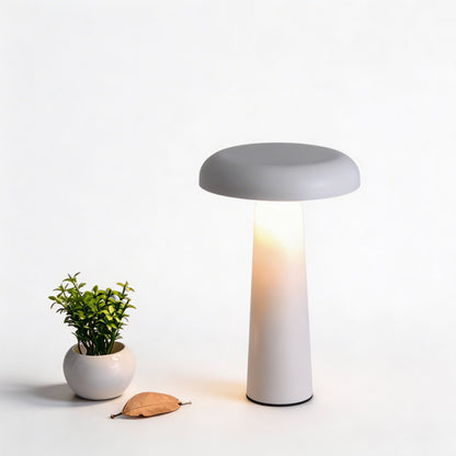 Rechargeable Table Lamp in Mushroom Design