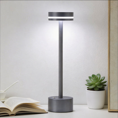 Contemporary Portable Table Lamp with Touch Controls