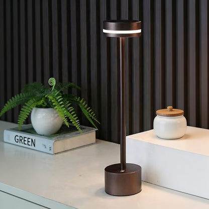 Contemporary Portable Table Lamp with Touch Controls