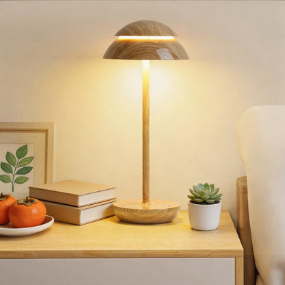 Touch-Controlled Cordless Mushroom-Shaped Table Light