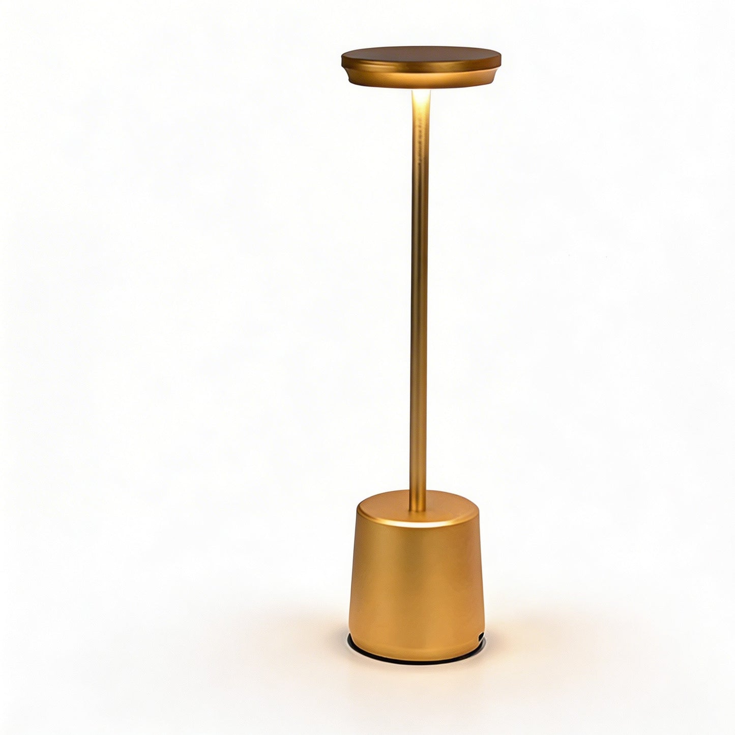 LED Table Lamp with Cordless Design in Metal Finish