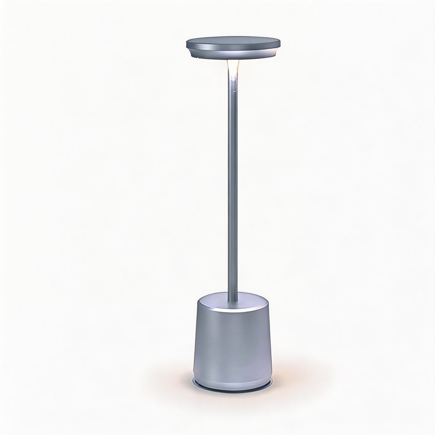 LED Table Lamp with Cordless Design in Metal Finish
