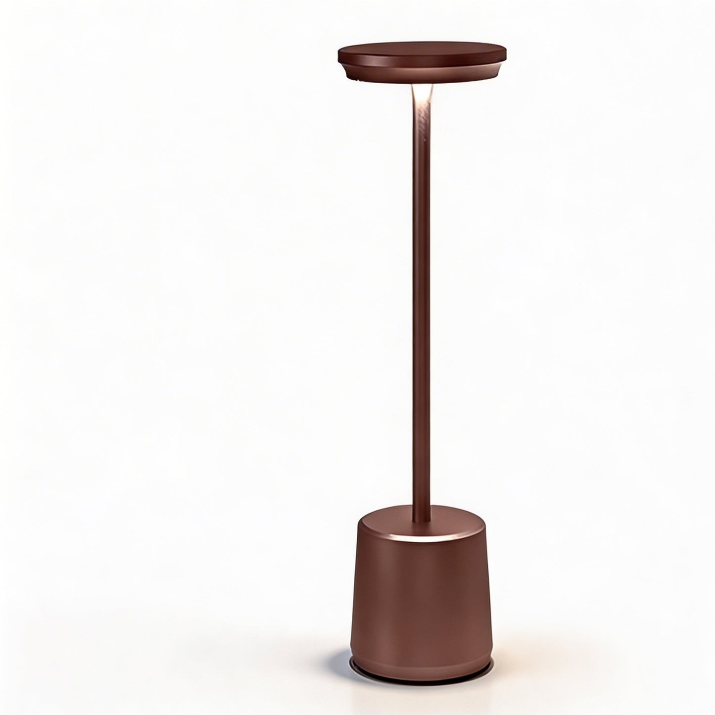 LED Table Lamp with Cordless Design in Metal Finish