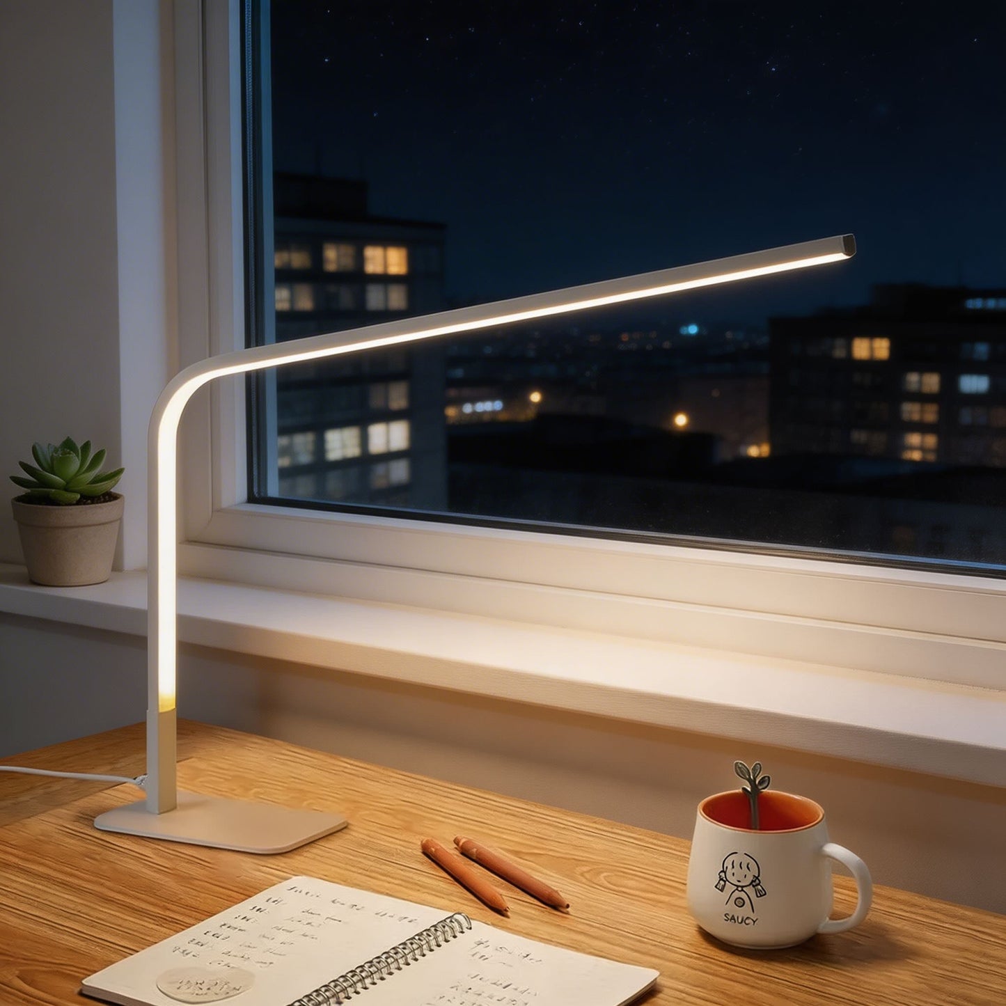 Modern Silicone Lamp for Tabletops