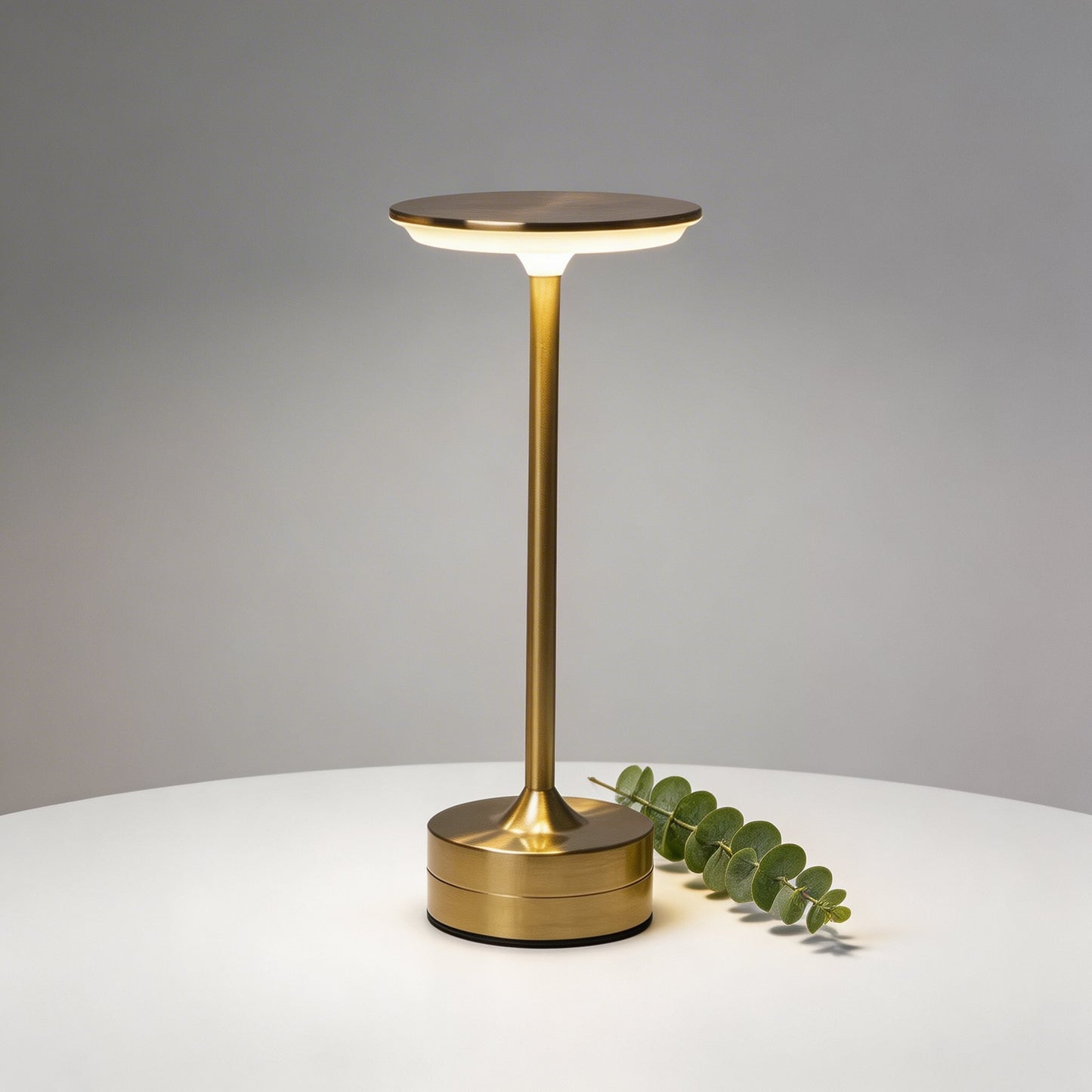 Cordless LED Table Lamp in Modern Metal Design