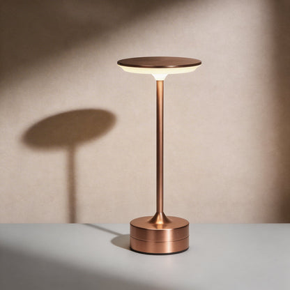 Cordless LED Table Lamp in Modern Metal Design