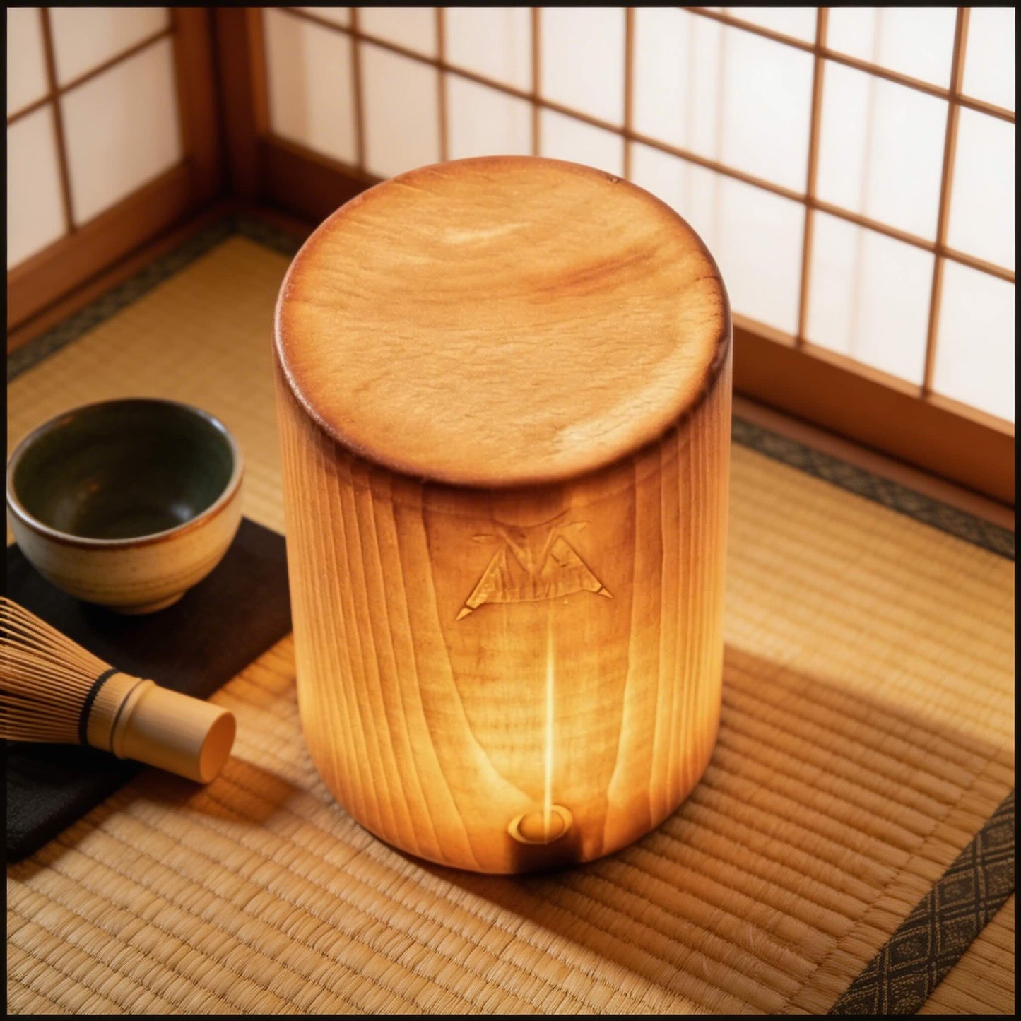 Minimalist Wooden Table Lamp with Touch Control