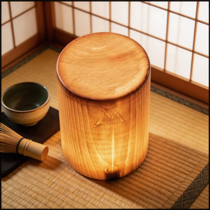 Minimalist Wooden Table Lamp with Touch Control