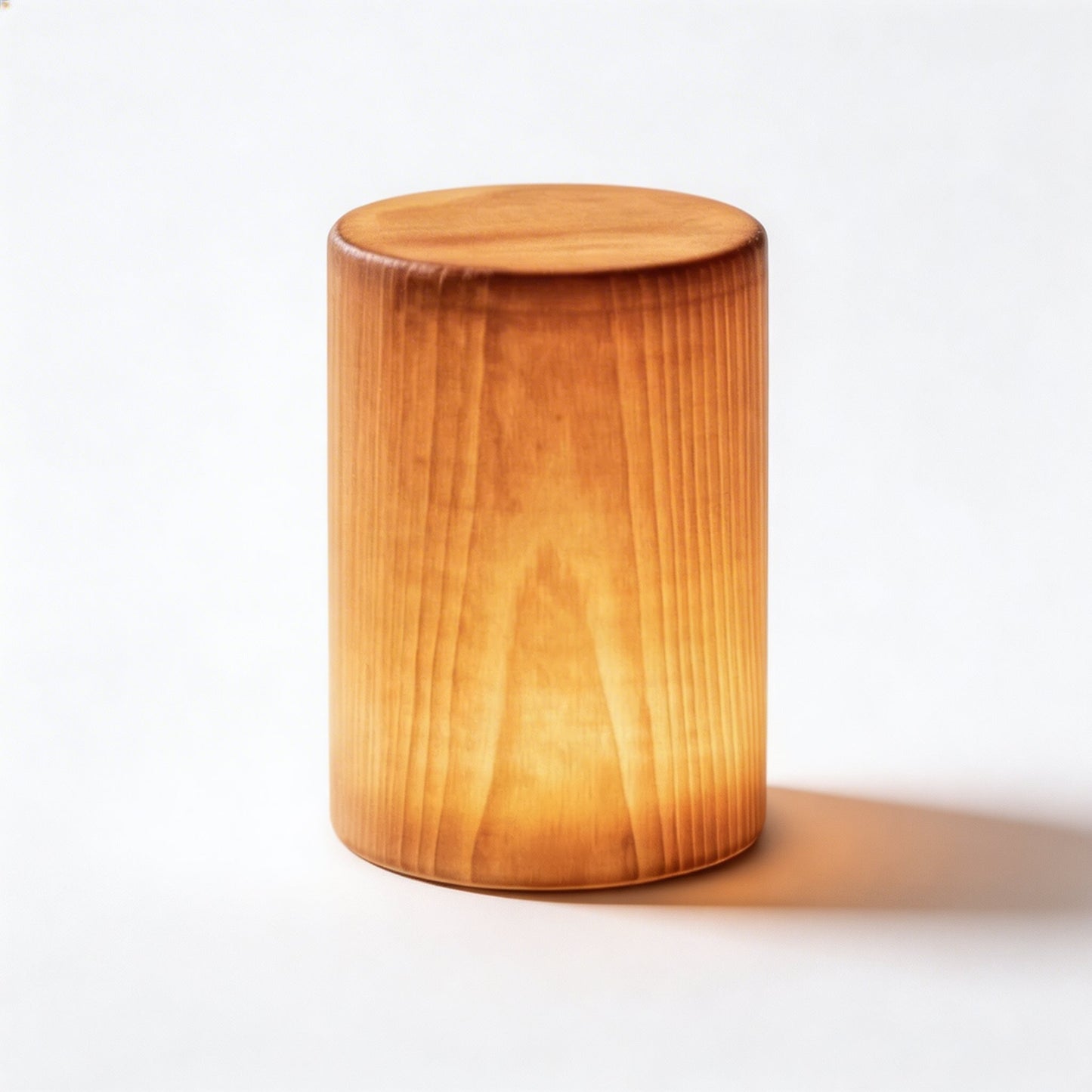 Minimalist Wooden Table Lamp with Touch Control