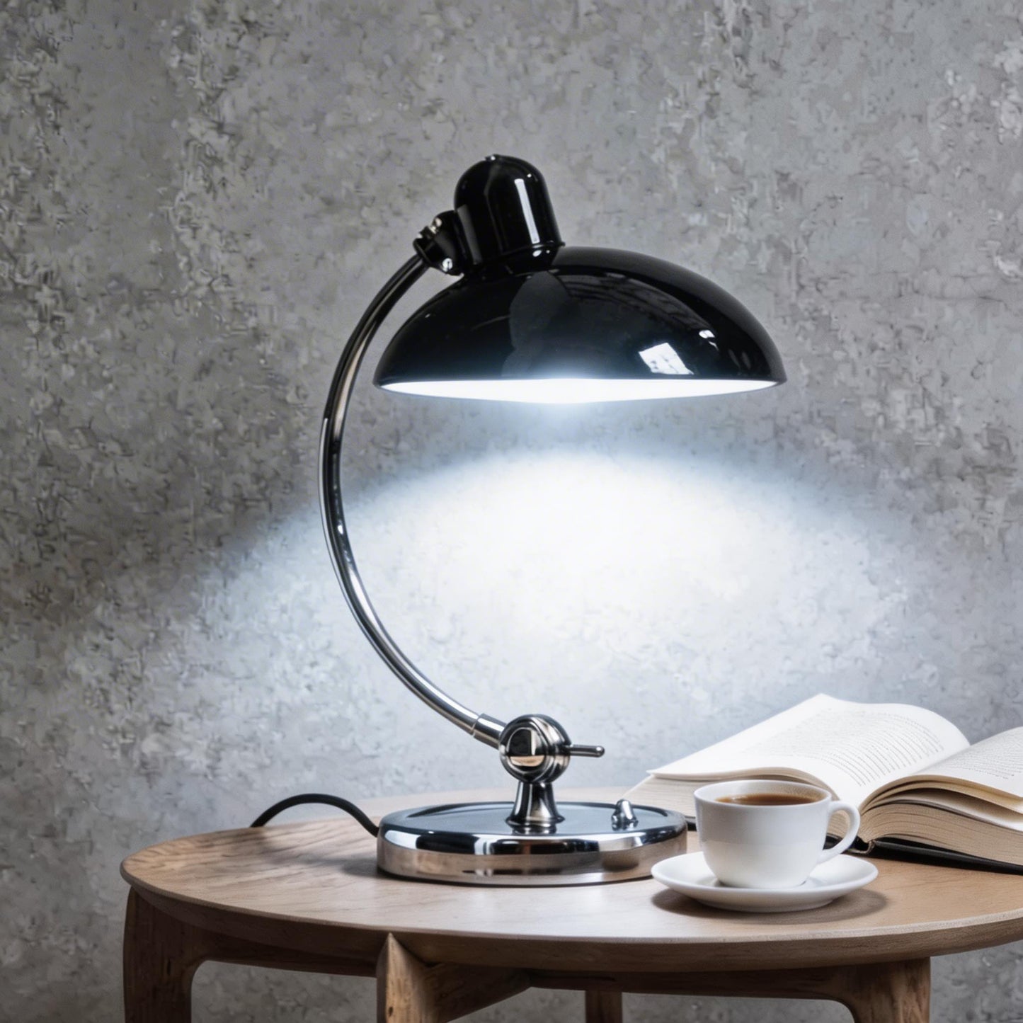 Adjustable Desk Lamp in Contemporary Metal Design