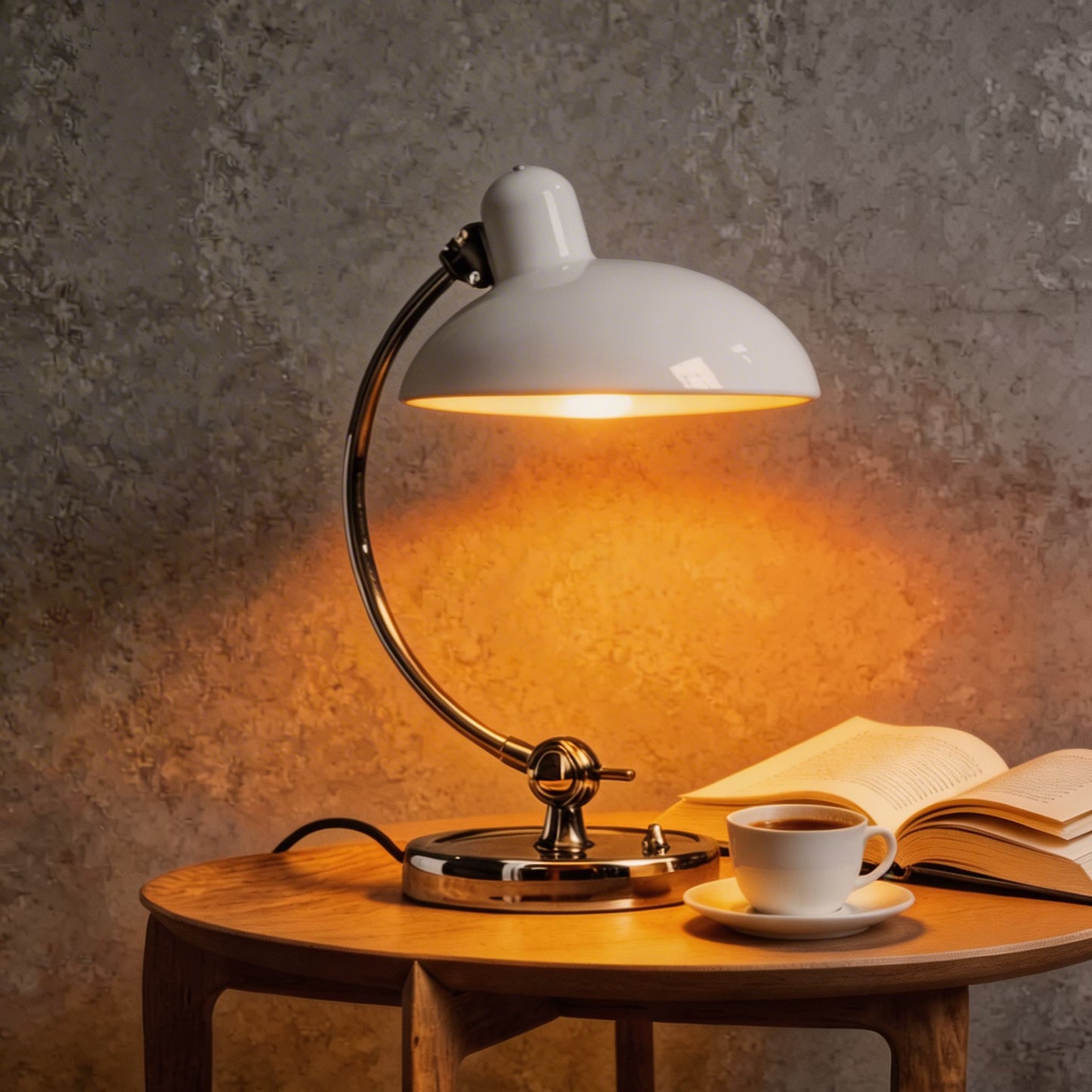 Adjustable Desk Lamp in Contemporary Metal Design