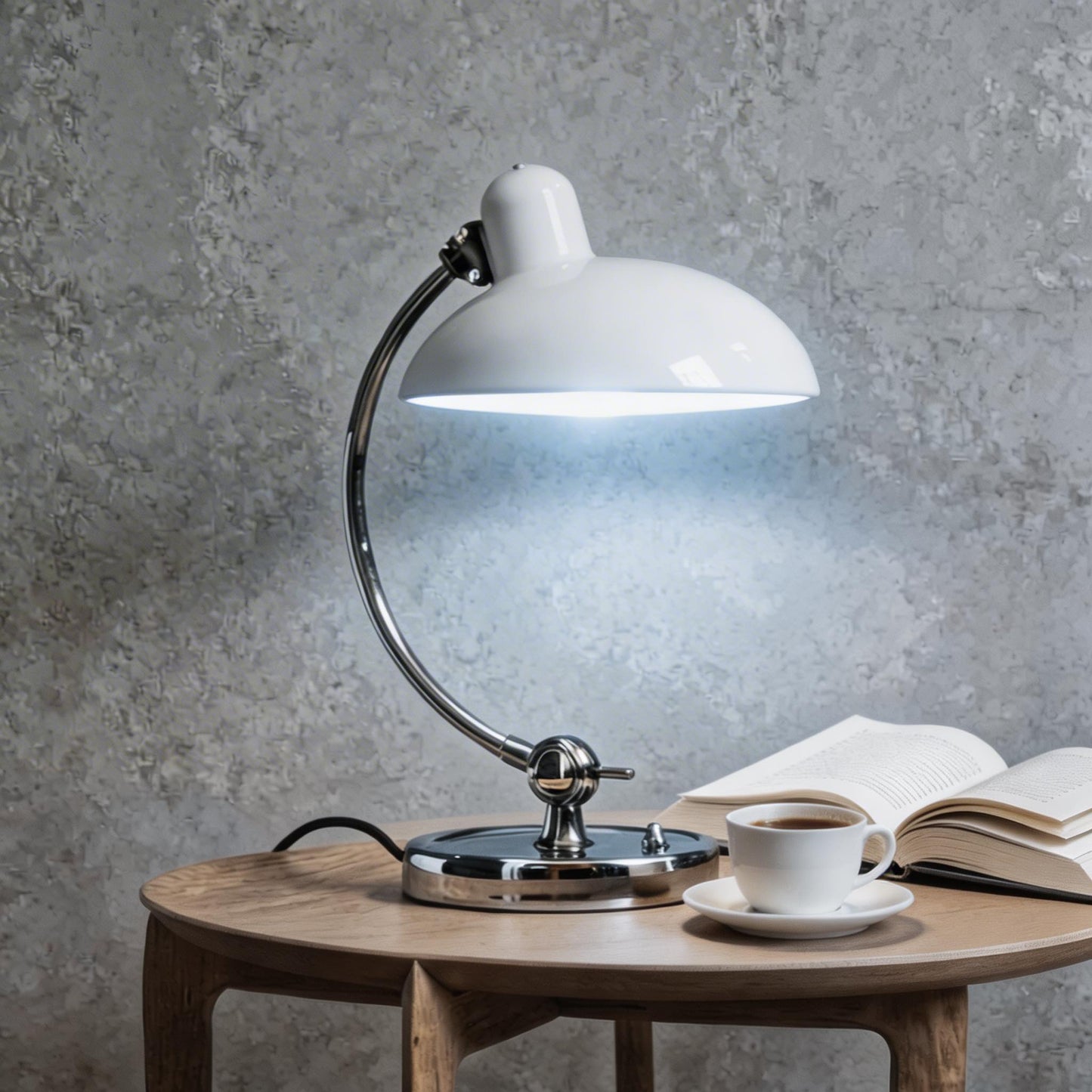 Adjustable Desk Lamp in Contemporary Metal Design