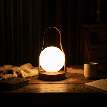 Table Lamp with Acrylic Shade – Portable and Modern Design