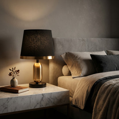 Brass Table Lamp in Mid-Century Modern Style