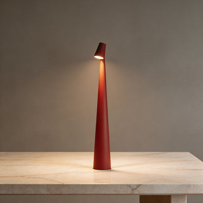 LED Table Lamp in Contemporary Cone Design