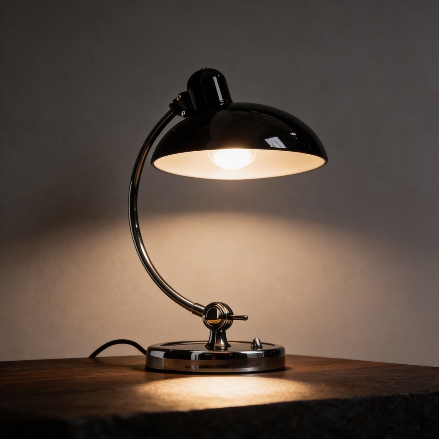 Adjustable Desk Lamp in Contemporary Metal Design