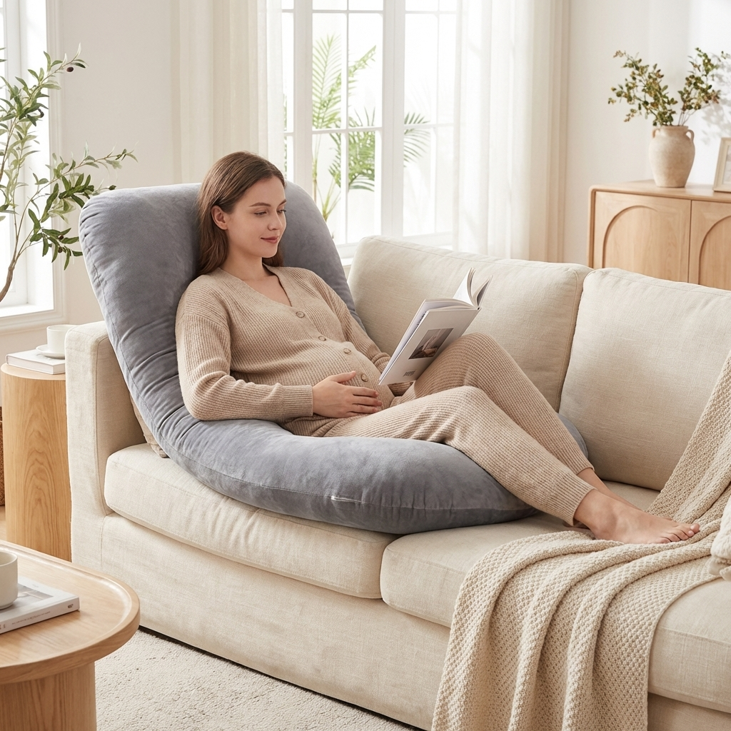 Pregnancy Support Pillow – Cloud Shaped Design