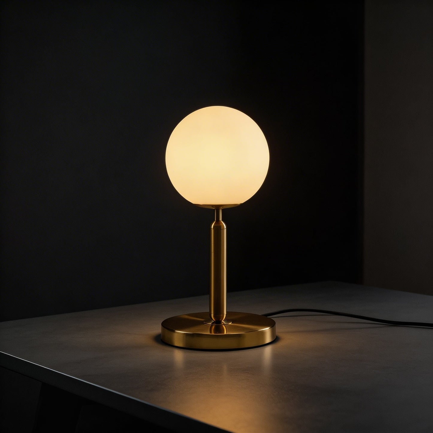 Contemporary Glass Sphere Lamp for Stylish Interior Lighting