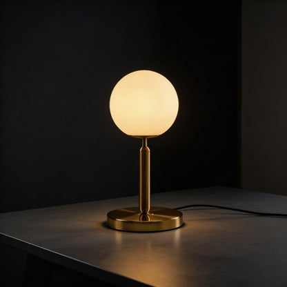 Contemporary Glass Sphere Lamp for Stylish Interior Lighting