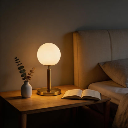 Contemporary Glass Sphere Lamp for Stylish Interior Lighting