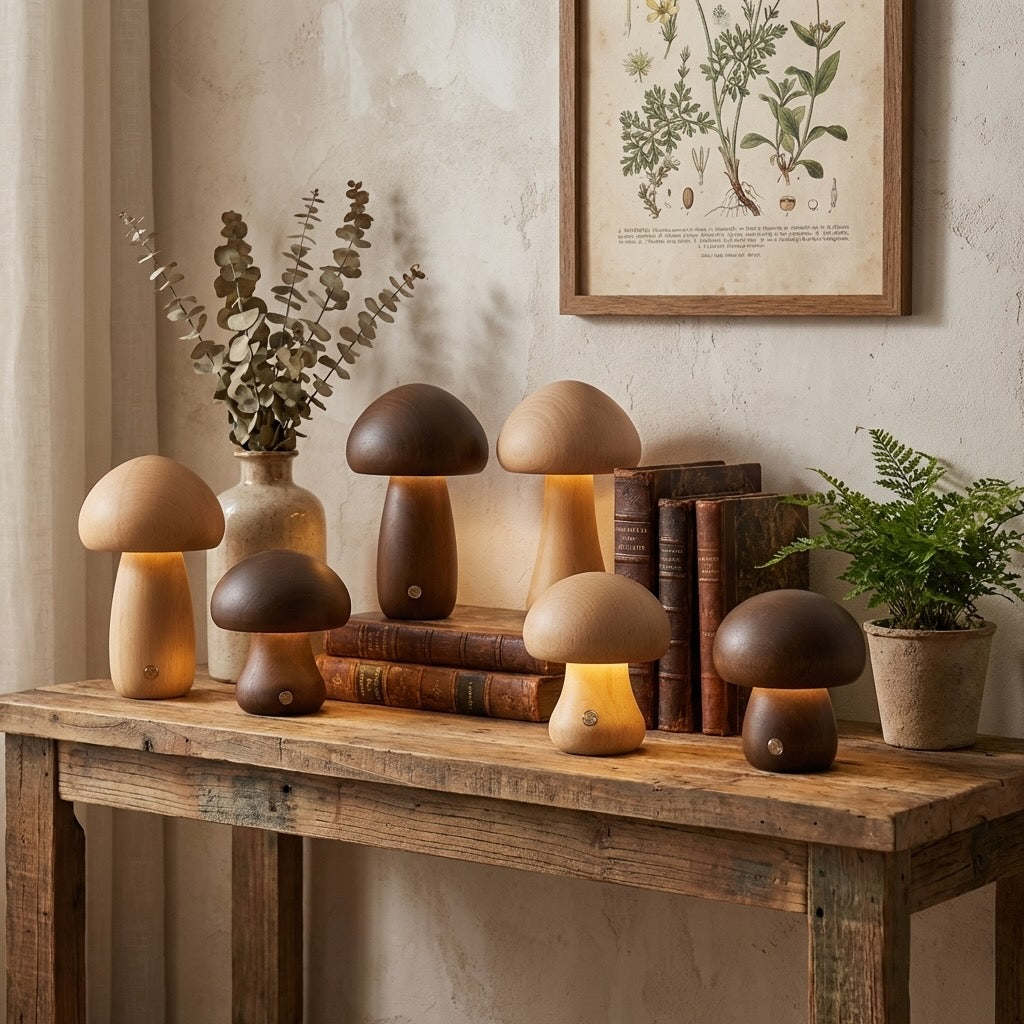 Contemporary Fungi-Inspired Table Light