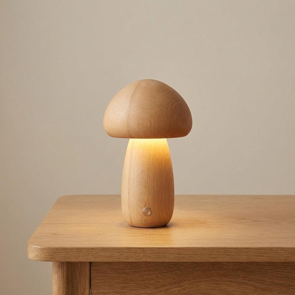 Contemporary Fungi-Inspired Table Light