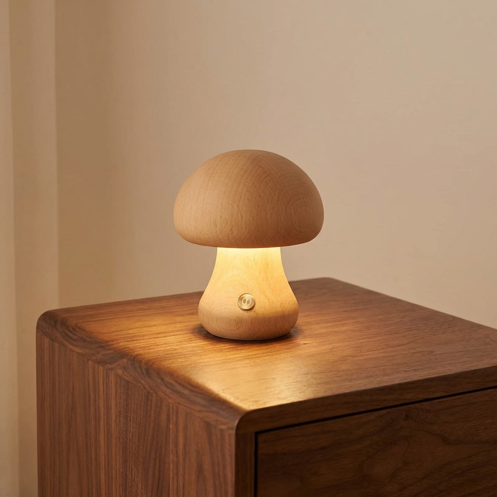 Contemporary Fungi-Inspired Table Light