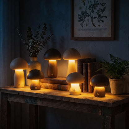 Contemporary Fungi-Inspired Table Light
