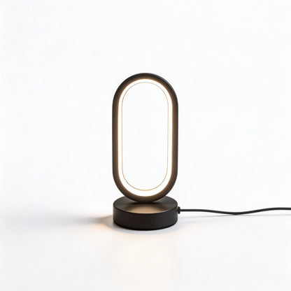 Compact Contemporary Desk Lamp with Mini Ring Design