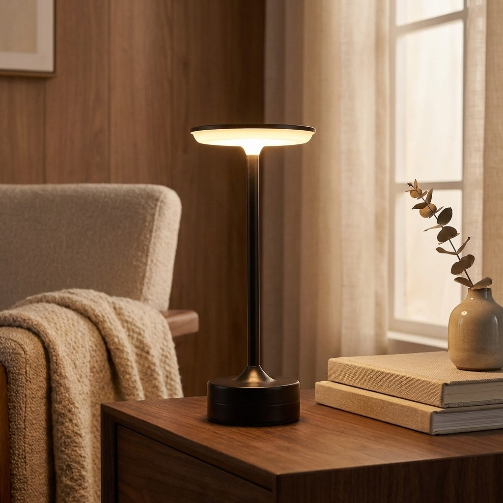 LED Desk Lamp with Touch Sensor - Contemporary Design