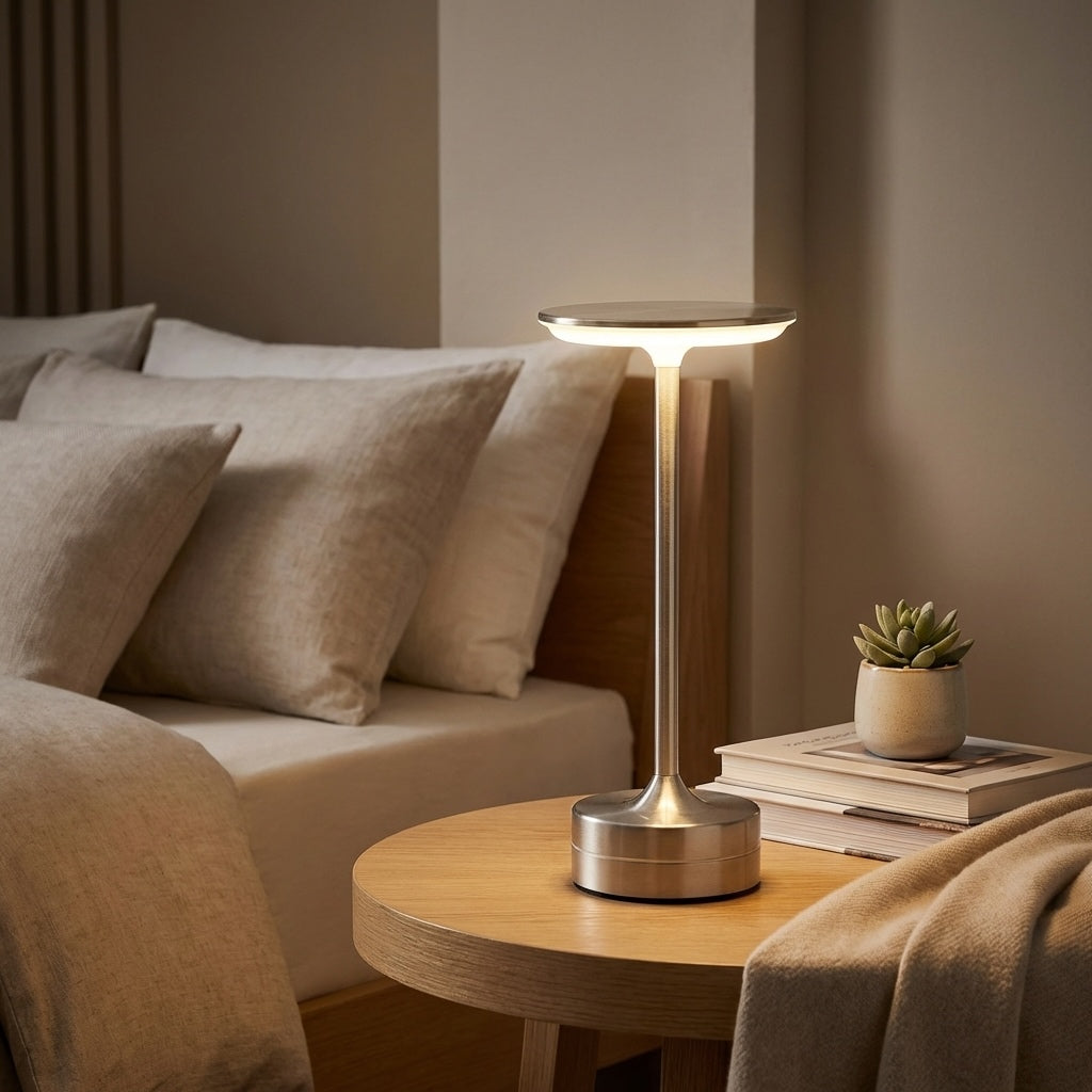 LED Desk Lamp with Touch Sensor - Contemporary Design