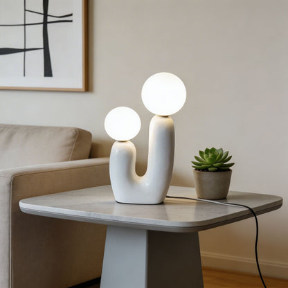 Northern Style Glass Lighting Fixture for Contemporary Spaces