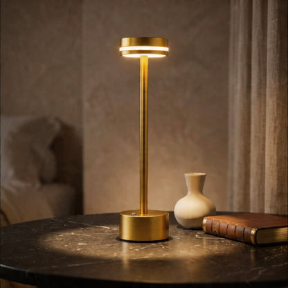 Contemporary Portable Table Lamp with Touch Controls