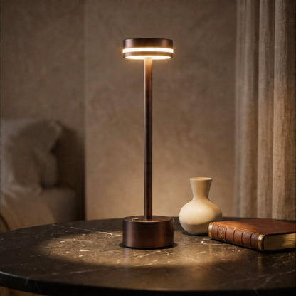Contemporary Portable Table Lamp with Touch Controls