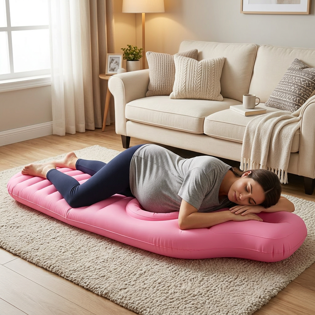 Inflatable Body Pillow for Comfort and Support