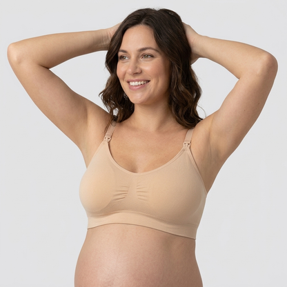 Nursing Bra with Seamless Design for Comfortable Feeding