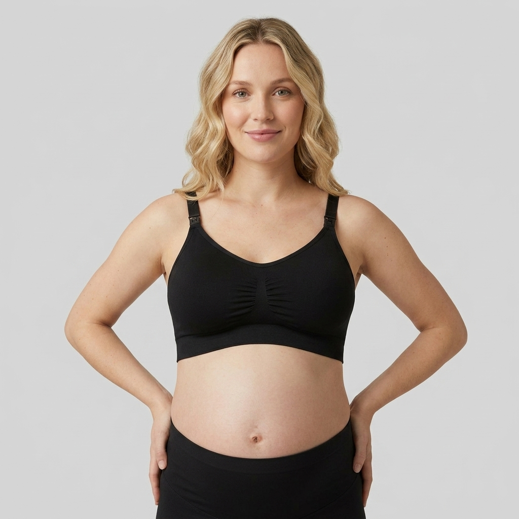 Nursing Bra with Seamless Design for Comfortable Feeding