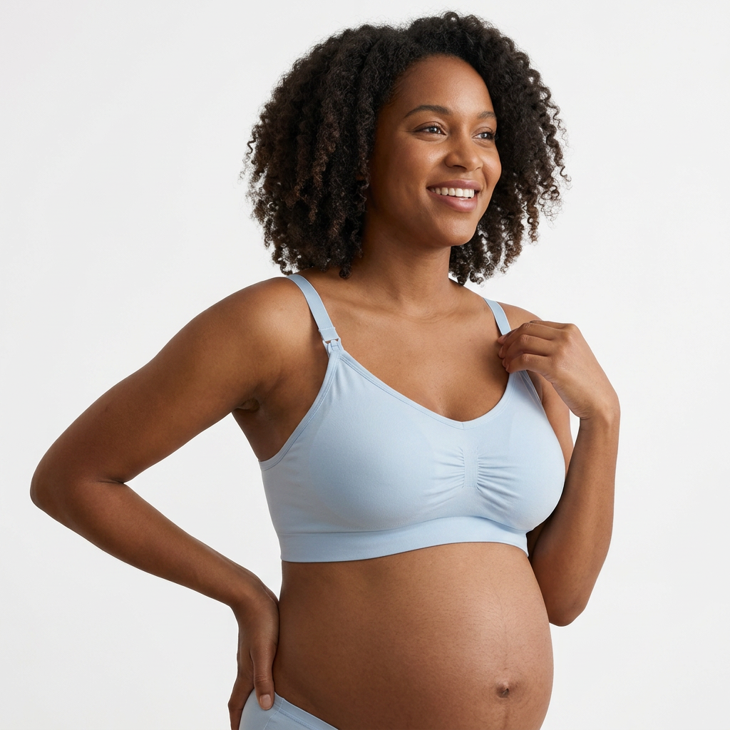 Nursing Bra with Seamless Design for Comfortable Feeding
