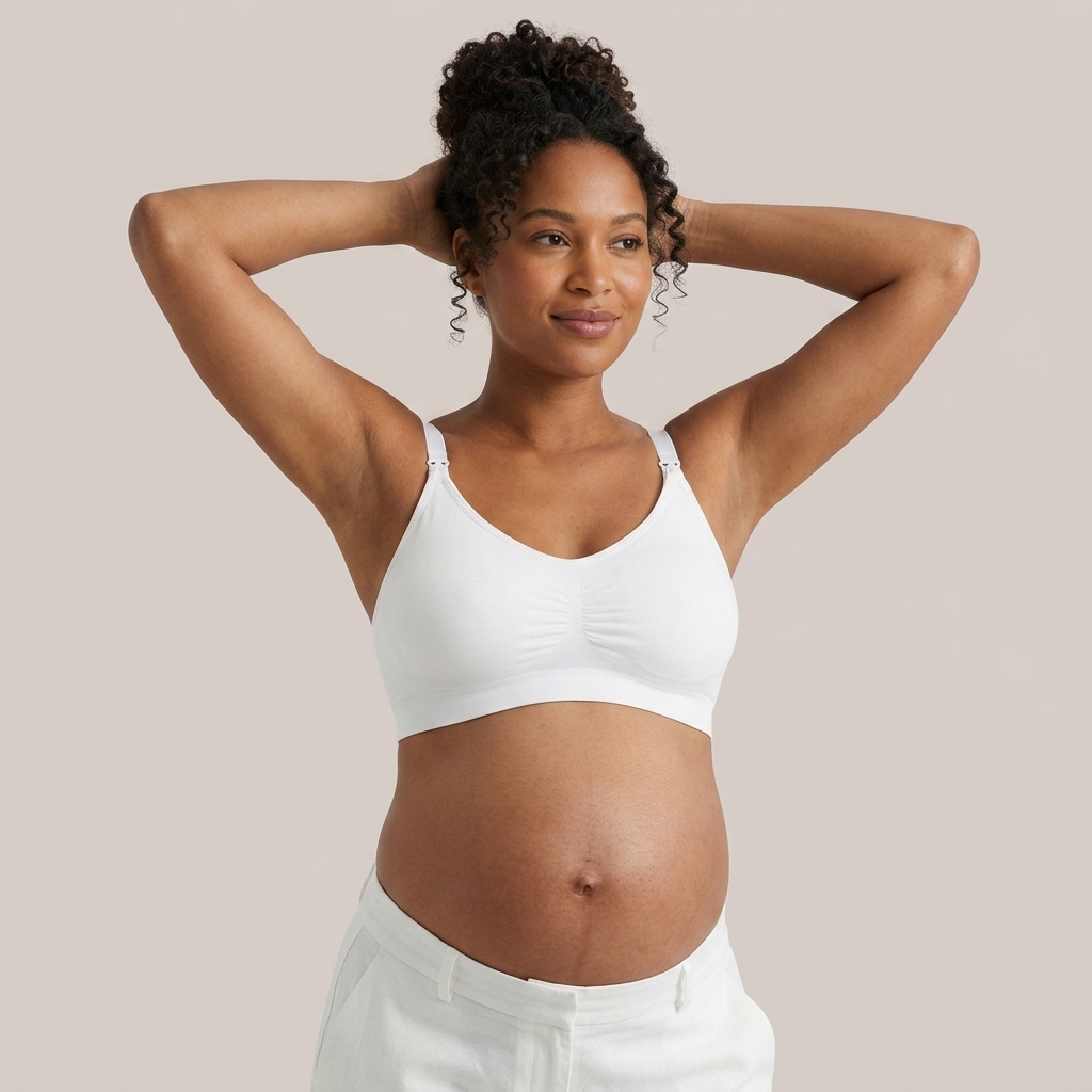 Nursing Bra with Seamless Design for Comfortable Feeding