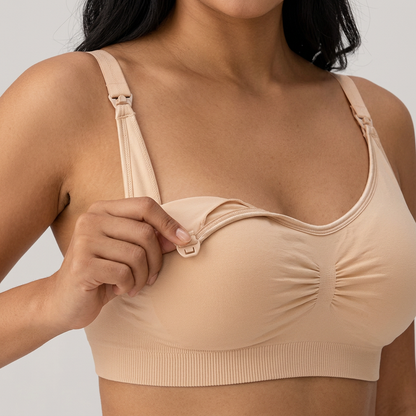 Nursing Bra with Seamless Design for Comfortable Feeding