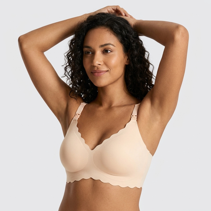 Seamless Nursing Bra in Cloud Color